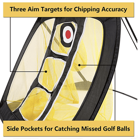 Image of Pop Up Golf Chipping Net, Indoor/Outdoor Golfing Target Net for Accuracy and Swing Practice - Four Seasons Golf Shop