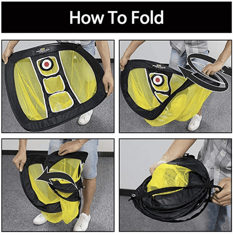 Image of Pop Up Golf Chipping Net, Indoor/Outdoor Golfing Target Net for Accuracy and Swing Practice - Four Seasons Golf Shop