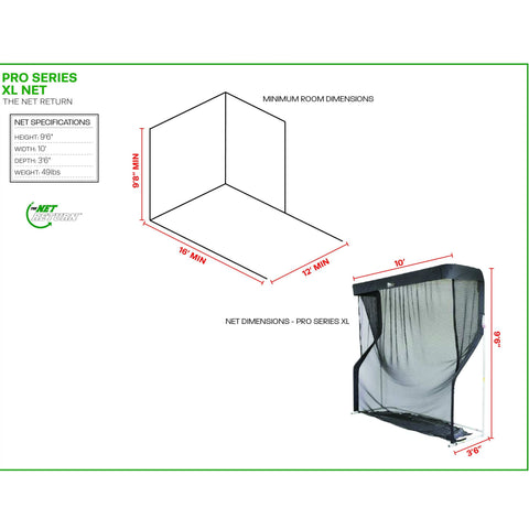 Image of The Net Return Pro Series XL Net - Four Seasons Golf Shop