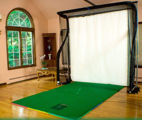 Image of The Net Return Simulator Series Golf Netting & Projector Screen - Four Seasons Golf Shop