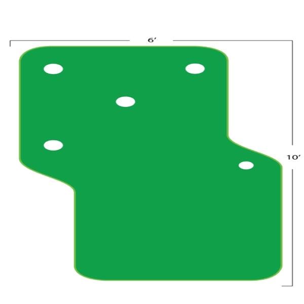 Big Moss 6' x 10' - 5 Cups Natural Putting and Chipping Greens - Four Seasons Golf Shop