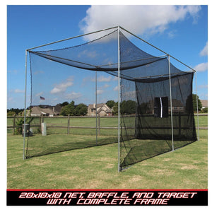 Cimmaron Sports 20x10x10 Masters Golf Net with Complete Frame - Four Seasons Golf Shop
