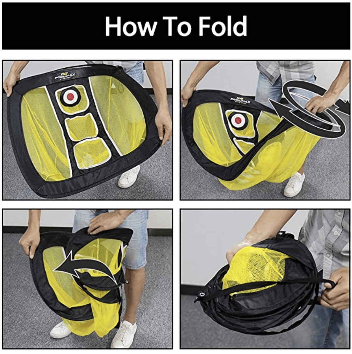 Pop Up Golf Chipping Net, Indoor/Outdoor Golfing Target Net for Accuracy and Swing Practice - Four Seasons Golf Shop