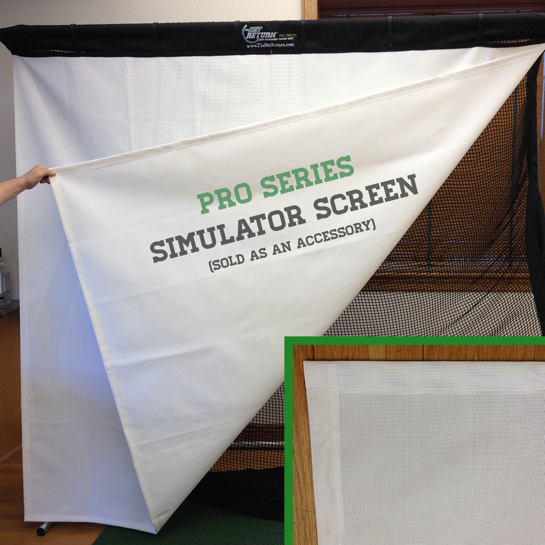 The Net Return Pro Series Simulator Screen - Four Seasons Golf Shop