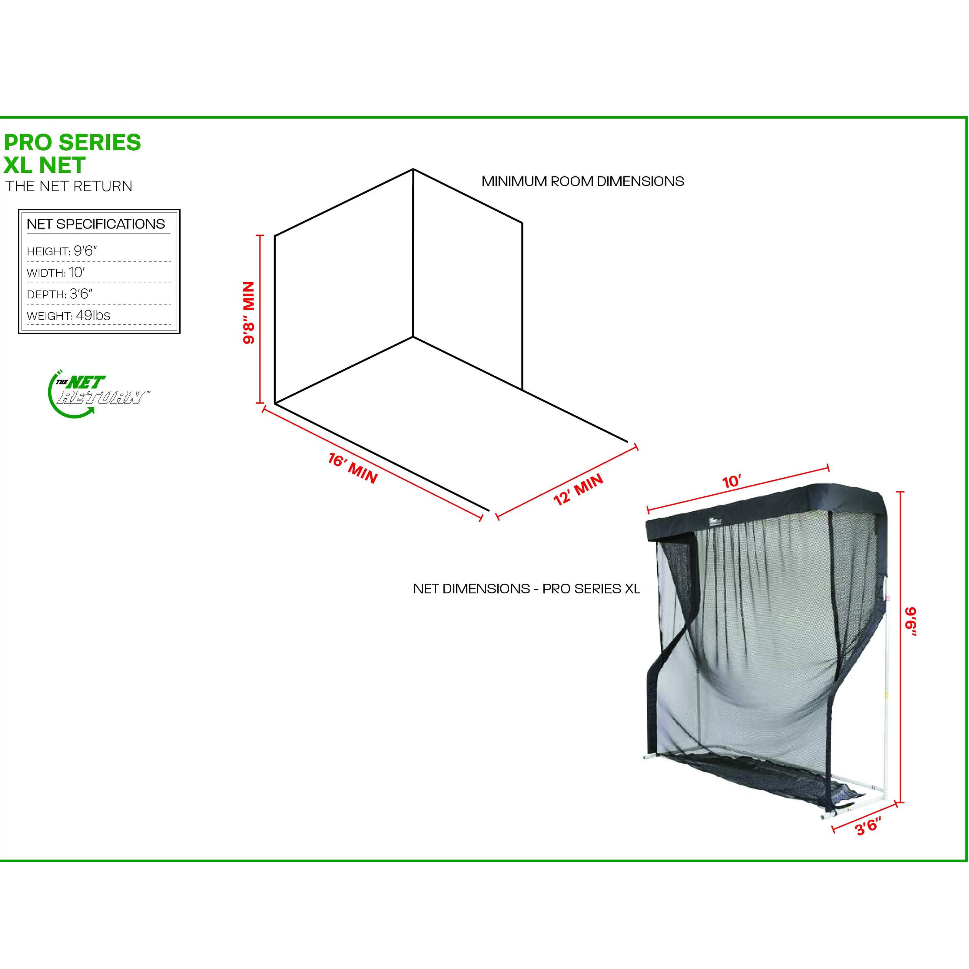 The Net Return Pro Series XL Net - Four Seasons Golf Shop