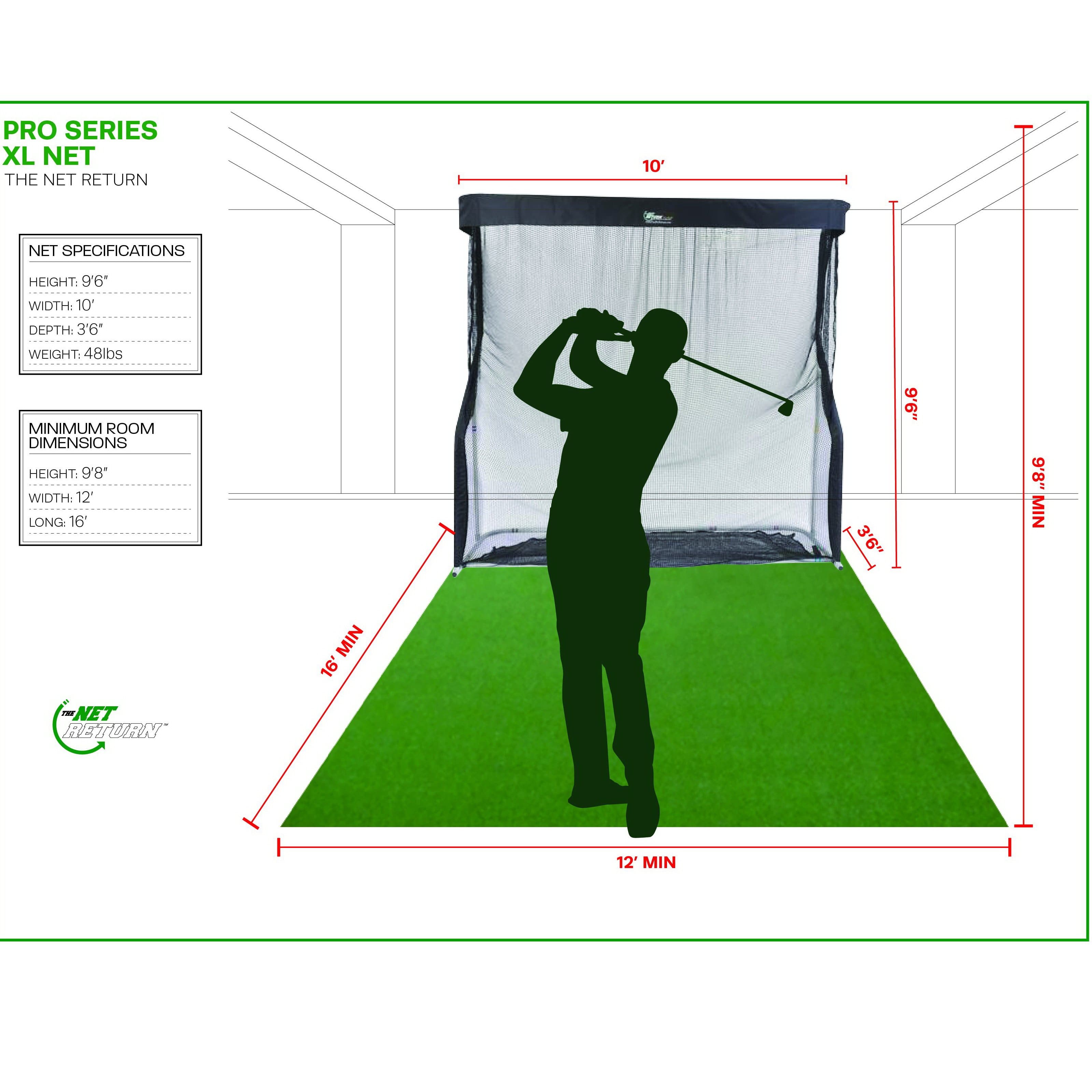 The Net Return Pro Series XL Net - Four Seasons Golf Shop