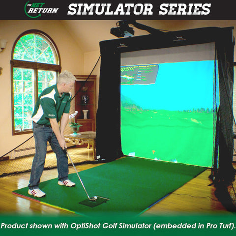 Image of The Net Return Simulator Series Projection Screen - Four Seasons Golf Shop